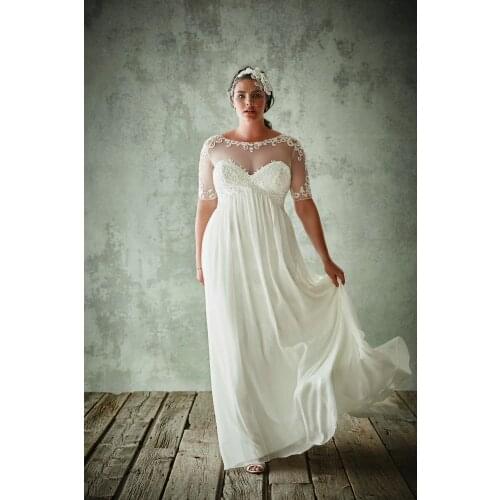 Wetoget Chiffon Wedding Dresses