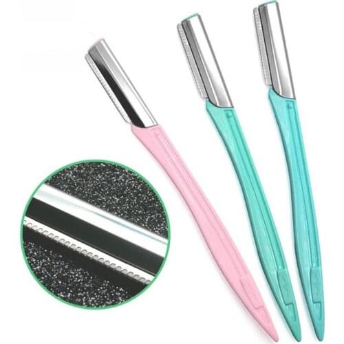 1Pcs Portable Eyebrow Trimmer Hair Remover Set Women Face Razor Eyebrow Trimmers Blades Shaver For Makeup Cosmetic Kit