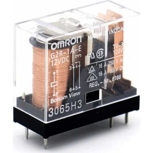 10PCS new original Omron Relay G2R-1A-E-12VDC DC12V 16A 6pin Power relay