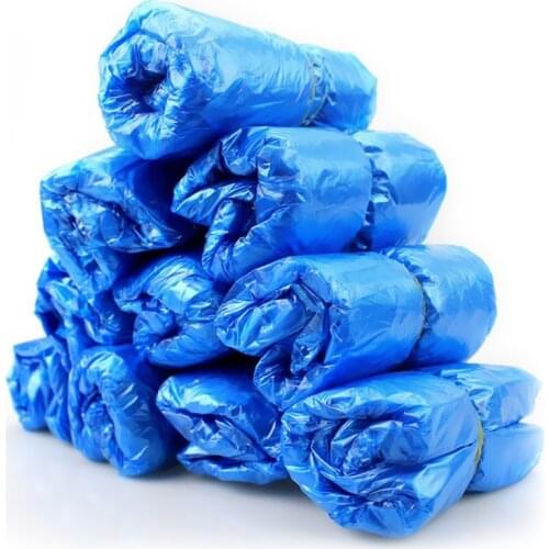 100Pcs Shoe Cover Disposable Waterproof Boot Covers Plastic Disposable Shoe Covers Overshoes Rain Shoe Covers Mud-proof