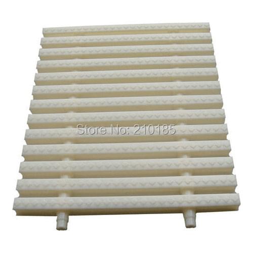 18CM widen Qualified ABS material bone color TWO interfaces SWIMMING POOL GRATE, 20M into one carton , customized be accepted