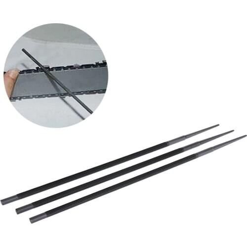 3pcs/lot Pro 4.8 mm Round Chainsaw Saw Chain Files Filing Sharpener For Woodwork