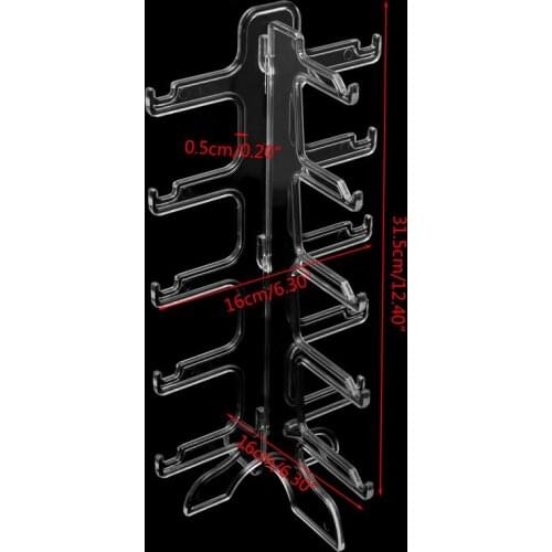 5 Layers Glasses Eyeglasses Sunglasses Show Stand Holder Frame Display Rack AXYD