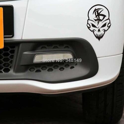 Aliauto Car-styling Funny Skull Car Sticker And Decal Ghost Rider Firmament Accessories For Toyota Ford Focus Volkswagen Peugeot