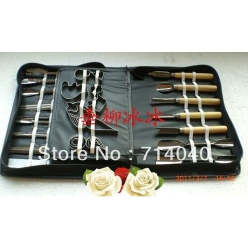 Free shipping High quality Pro 48 Pcs Vegetable Fruit Carving Chisel Tool, Chef Kit