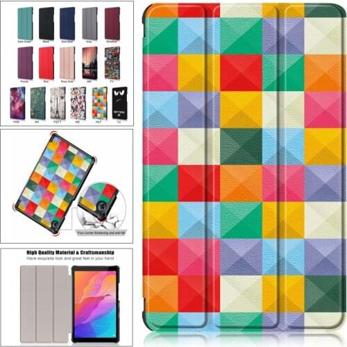 Case For Huawei MatePad T8 8.0'' Flip Trifold Stand PU Leather Full Smart Auto Wake Cover For Huawei t8 Kobe2-L09 Kobe2-L03 Case