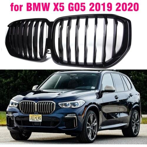 BLACK Grille ABS Front Replacement Hood Kidney Grill For BMW G05 X5 2019 xDrive40i xDrive30i xDrive30d M styling