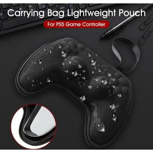Carrying Bag Lightweight Pouch For PS5 Game Controller Shockproof Waterproof Storage Hard EVA Shell Carrying Case Accessories