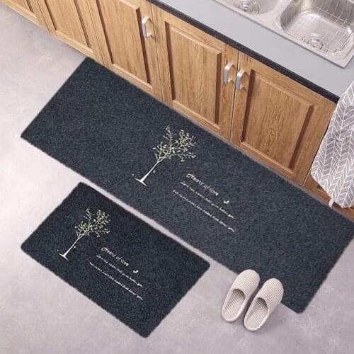 Cute bathroom mat set Kitchen rug European style floor mat kitchen non-slip carpet, oil-proof mat carpet set rug