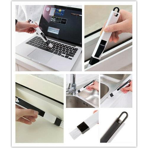 Multi-Purpose Window Door Slot Cleaning Brush Cleaner 2 in 1 House Cleaning Tool