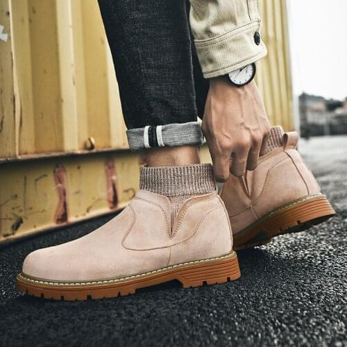 Mens Boots Black Black Boots Men Sneakers Casual High Top Shoes Leather Mens Hightop Leisure Brown Man Zapatillas Negras