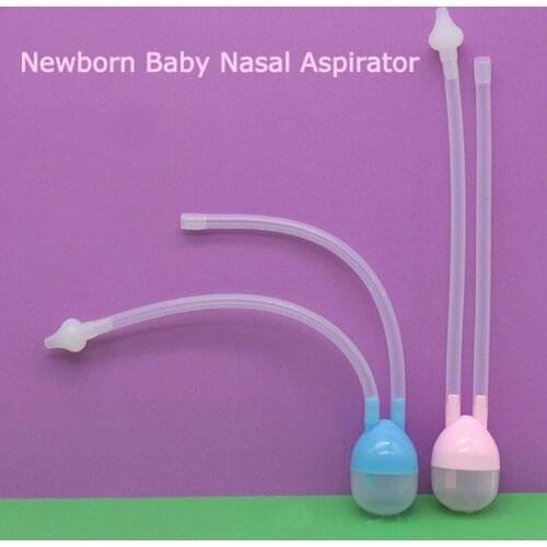 Newborn Baby Nasal Aspirator Nose Silicone Infant Cleaner Baby care Nose Sucker Sniffling Safe Preventing Backflow Equipment