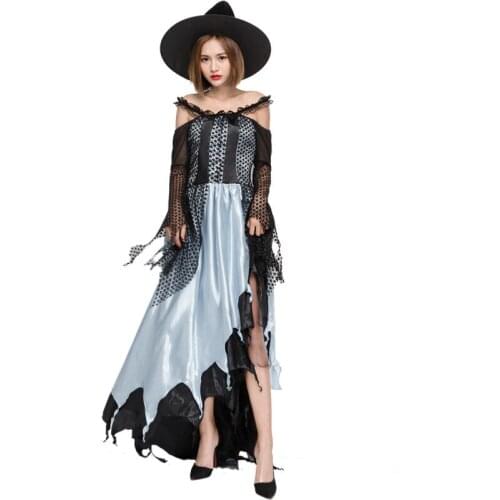 New Halloween Witch Cosplay Costume Witch Game Costume Party Queen Costume Witch Costume