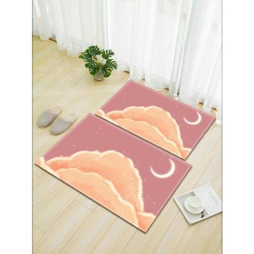 Anti Slip Door Mat Mats Floor Carpet INS Pattern Print Doormat for Bathroom Kitchen Entrance Rugs Home Decoration