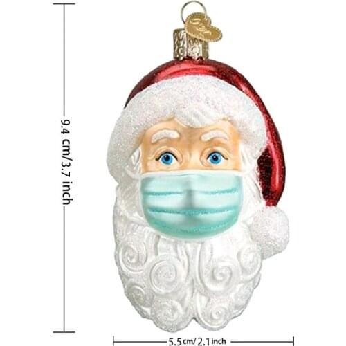 Christmas Decoration New Christmas Tree Snowman Hanging Pendant Plastic Santa for Friend Gift Party New Year Decor