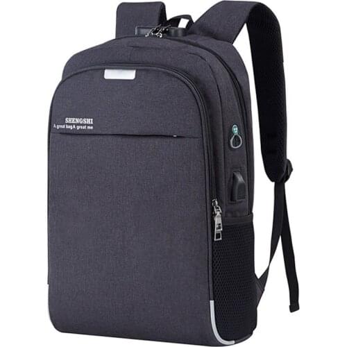 2020 Laptop Backpack USB Charging 15.6 inch Anti Theft Women Men School Bags For Teenage Girls College Travel Backpack Male