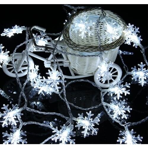 Bar birthday stage starry star wedding decoration light led lantern string light string snowflake pendant battery light