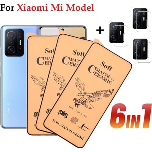 Matte Film Xiomi Mi 11 Lite Mi11i Ceramic Film Glass For Xiaomi Mi 11Lite Protective Film Mi 10T 9T 11i Soft Glass Mi 11 Lite 5G