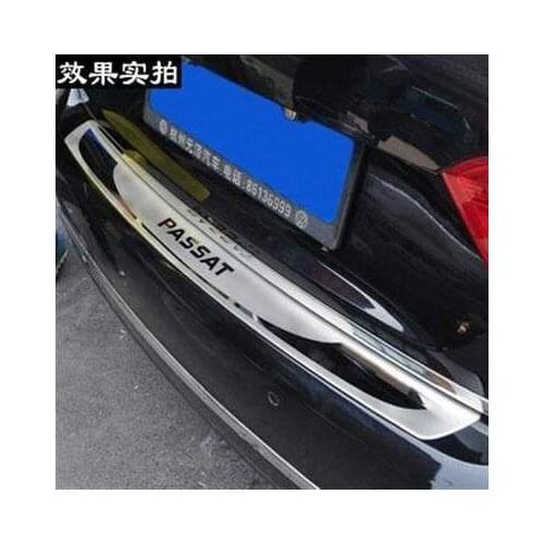 High quality stainless steel Rear bumper Protector Sill For Volkswagen Passat B7 (98 cm) 2011-2018 Car covers,Car-Styling