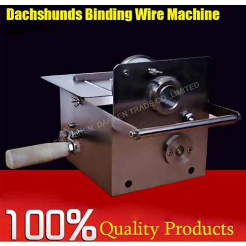 1PC Handle Stainless Steel Sausage knotting machine,sausage casings binding machine,manual smoked sausage knot machine