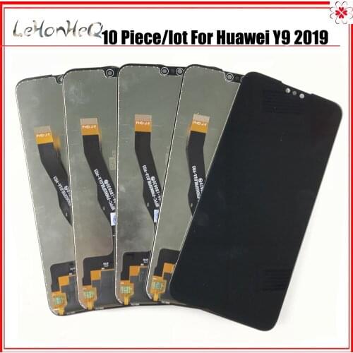10 Piece/lot LCD For Huawei Y9 2019 LCD Display Screen Touch Digitizer assembly For Huawei enjoy 9 plus LCD Replacment JKM-LX1