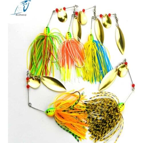 16.3g 5COLORS Peche Factory Outlet Spinner Bait Buzzbait Hard Bait Spoon Jig Fishing Lure Artificial Bait River Lake