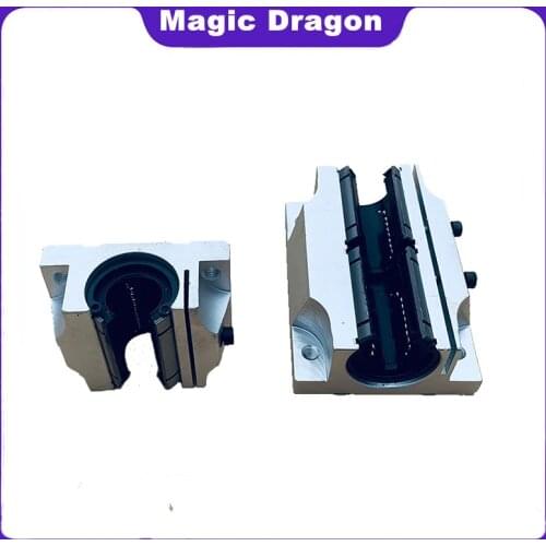 2PCS TBR16/16LUU TBR20/20LUU TBR25UU TBR30UU 16mm Linear Ball Bearing Support Block CNC Router for 3D Printer Parts Linear Rail