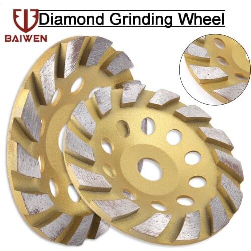 100/125/150/180mm Diamond Grinding Disc Abrasive Concrete Tools Grinder Wheel Bowl Shape for Concrete Granite Power Tools
