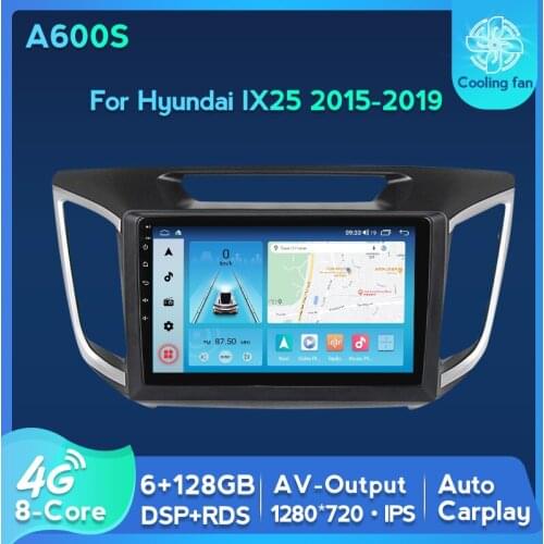6G+128G DPS RDS Android 11 For Hyundai IX25 2015-2019 Car Radio Auto Multimedia DVD Player GPS Navigation Auto carplay 2 din
