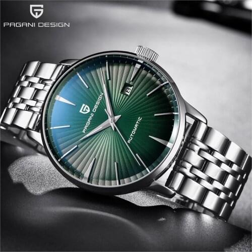 Pagani Design 2021 Top Fashion Luxury Men' Automatic Mechanical Watches Stainless Steel Automatic Upper Chain Watch Montre Homme