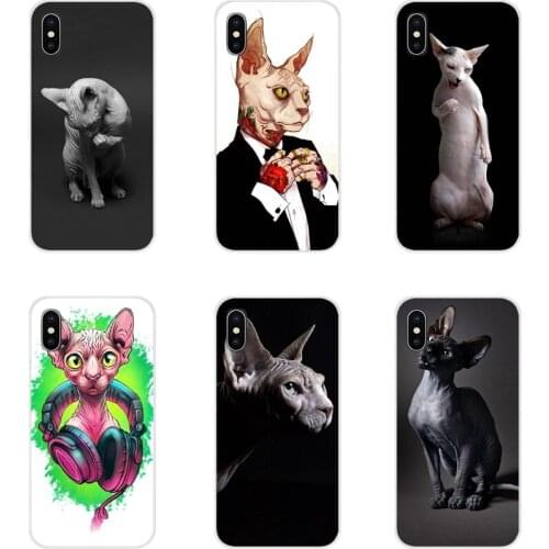 For Xiaomi Mi4 Mi5 Mi5S Mi6 Mi A1 A2 A3 5X 6X 8 CC 9 T Lite SE Pro Tattoo Sphinx Cat Accessories Phone Cases Covers