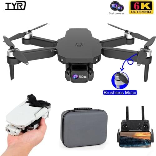 TYRC New CS003 Rc Drone Gps 5G Wifi FPV Dron Brushless Motor Positioning Optical Flow Dual Camera 6K HD Foldable Quadrocopter
