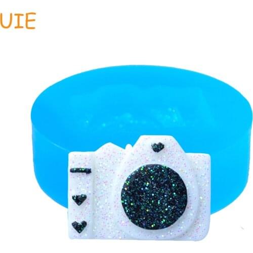 FYL392U 24.4mm Camera Flexible Silicone Mold - for Cake Decorating Sugarcraft, Cookie Biscuit, Candy, Resin, Chocolate, Wax Mold