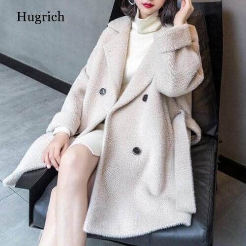Hugrich Women's Beige Coats