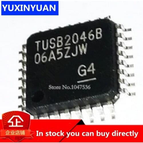5PCS TUSB2046BVF TUSB2046BV TUSB2046B TUSB2046 2046BVF 2046 QFP IC HUB CONTROLLER USB 32LQFP
