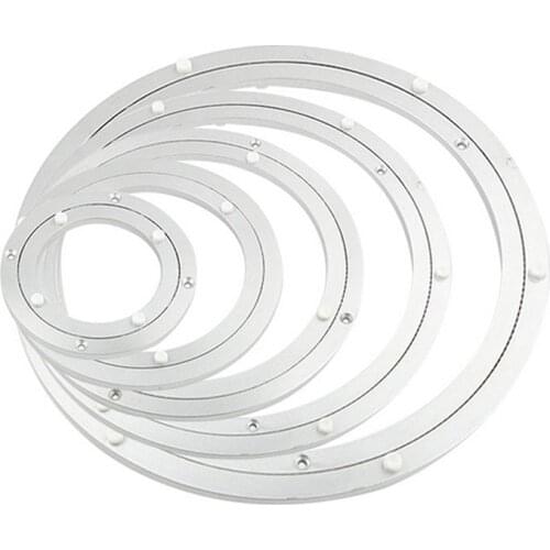 Square Lazy Susan Turntable Ball Bearing 360 Degree Rolling Swivel Plate Base Hinge Fitting Practical Bearings Metal Turntable