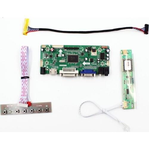 M.NT68676.2A DVI VGA Audio HDMI-compatible LCD Controller Board for 14.1inch 1024x768 CLAA141XD05 LVDS Monitor Kit Easy to DIY