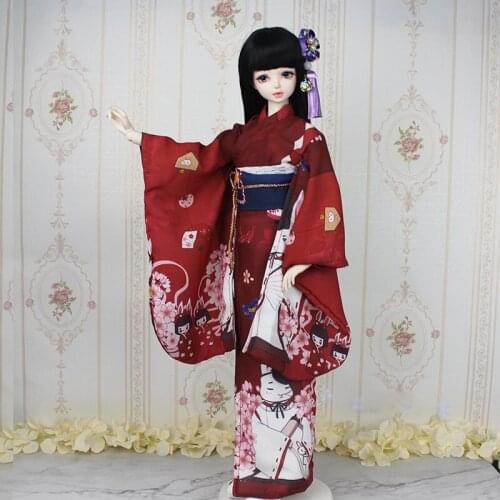 OB11 blyth 1/6 figure doll 1/4 1/3 scale BJD clothes accessories ancient costume Japanese kimono yukata for BJD/SD YOSD C0365-B