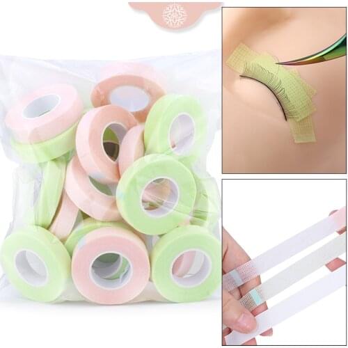 Wholesale Non-Woven Eyelash Extension Tape Sticker with Holes Breathable Professional Anti-Allergy Grafting Makeup Tools