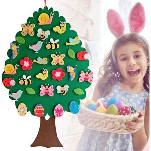 DIY Handmade Material Pendant For Childrens Room Big Tree Grassland Ocean World Animal Park Cartoon Wall Decoration Education