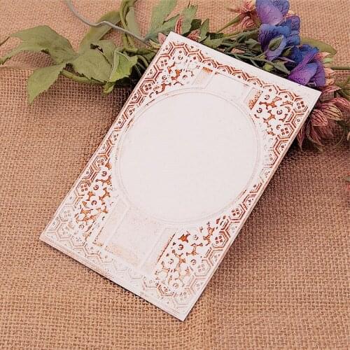Invitation Cards Embossing Folders Plastic Halloween Scrapbooking DIY Template Fondant Cake Photo Album Christmas Card Making