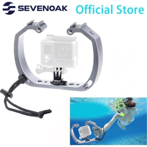 Sevenoak SK-GHA6 Handheld Aluminum Video Cage Rig Stabilizer Frame Bracket Micro Film Making System for GoPro Action Camera