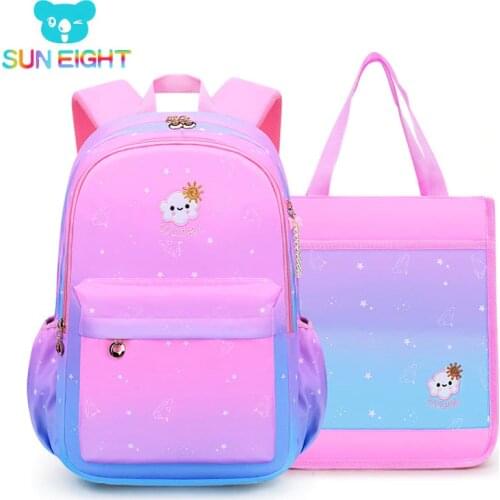 SUN EIGHT Kid Backpacks School Bags for Girls School Bag Children Backpack Kids Bags princess mochilas