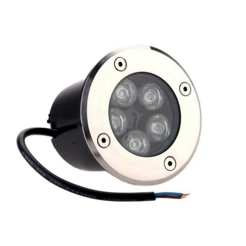 GSKGYXGS LED Underground Light 5W DC12V AC85-265V Buried Recessed Floor Inground Yard Path Landscape Lamp Outdoor Spot Lighting