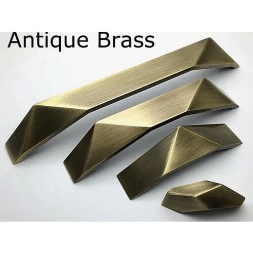 1.25" 2.5" 5" Cabinet Handle Door Pulls Dresser Drawer Pulls Handles Chrome Matt Silver Brushed Copper Bronze Black 32 64 128mm