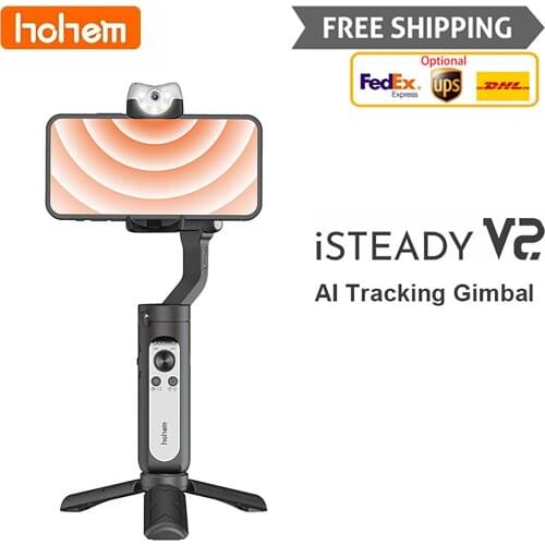 Hohem iSteady V2 3-Axis Handheld Stabilizer Smart Anti-shake Selfie Stick for iPhone Smartphone Action Camera