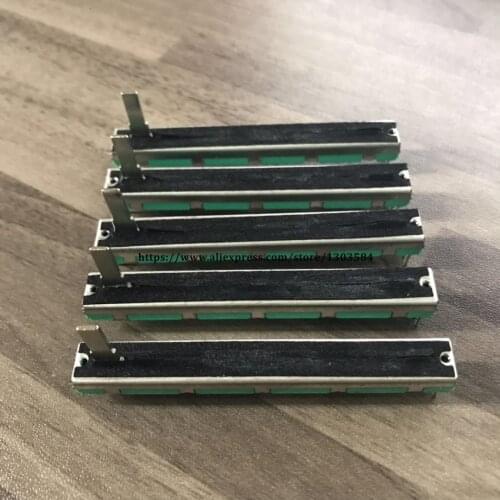 5Pcs 75 MM Double B10K Original B10KX2 Behringer Pot Mixer Fader