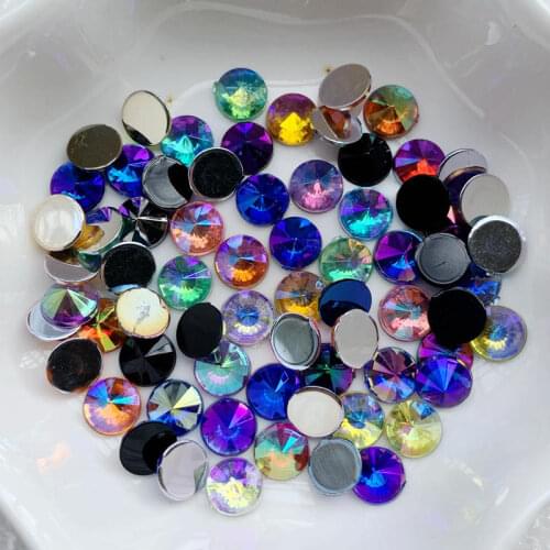 Glitter Rhinestones Crystal AB Non Hot Fix FlatBack Strass Sewing & Fabric Garment Rhinestone Nail Art Stone 6mm 1560pcs B78