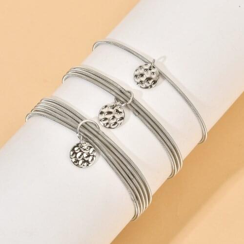 ZMZY New Style Memory Spring Wire Charm Bracelets for Women Men Bracelet Stainless Steel Wrap Bangle Jewelry Accessory