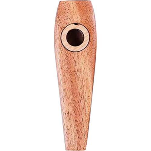 Wooden Kazoo Kazoo Wooden Flute Guitar Ukulele Accompaniment Beginners to play the flute are simple to learn the instrument